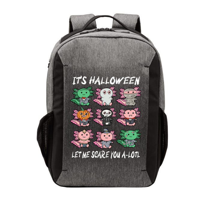 Axolotl Scare You A-Lotl Girl Boy Axolotl Halloween Vector Backpack