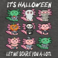 Axolotl Scare You A-Lotl Girl Boy Axolotl Halloween Vector Backpack