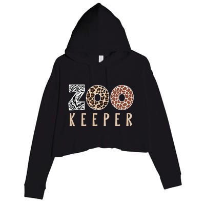 African Savanna Zoo Animal Costume Zookeeper Crop Fleece Hoodie