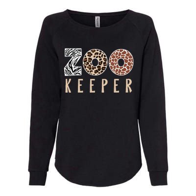 African Savanna Zoo Animal Costume Zookeeper Womens California Wash Sweatshirt