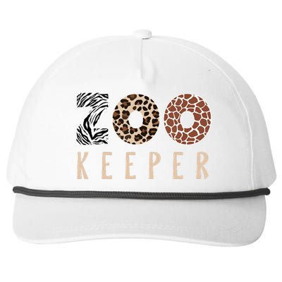 African Savanna Zoo Animal Costume Zookeeper Snapback Five-Panel Rope Hat