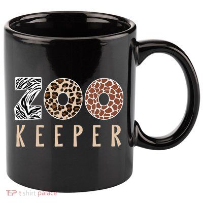 African Savanna Zoo Animal Costume Zookeeper 11oz C Handle Ceramic Mug