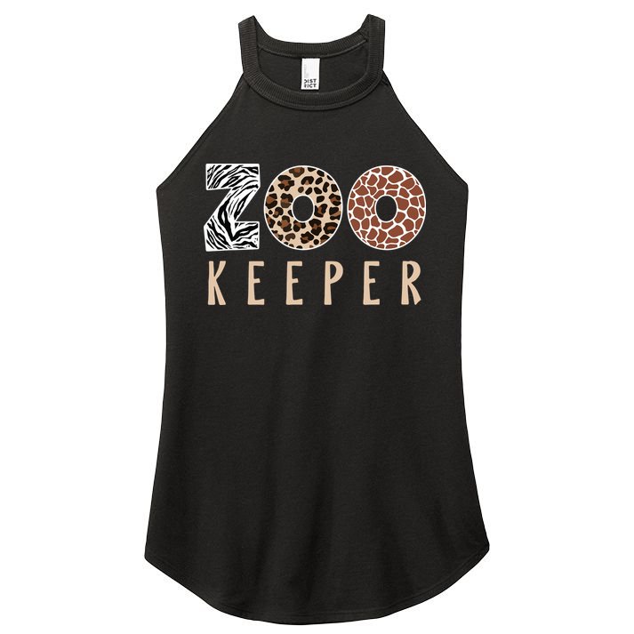 African Savanna Zoo Animal Costume Zookeeper Women's Perfect Tri Rocker Tank
