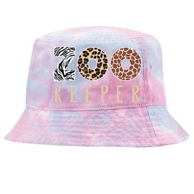 African Savanna Zoo Animal Costume Zookeeper Tie-Dyed Bucket Hat