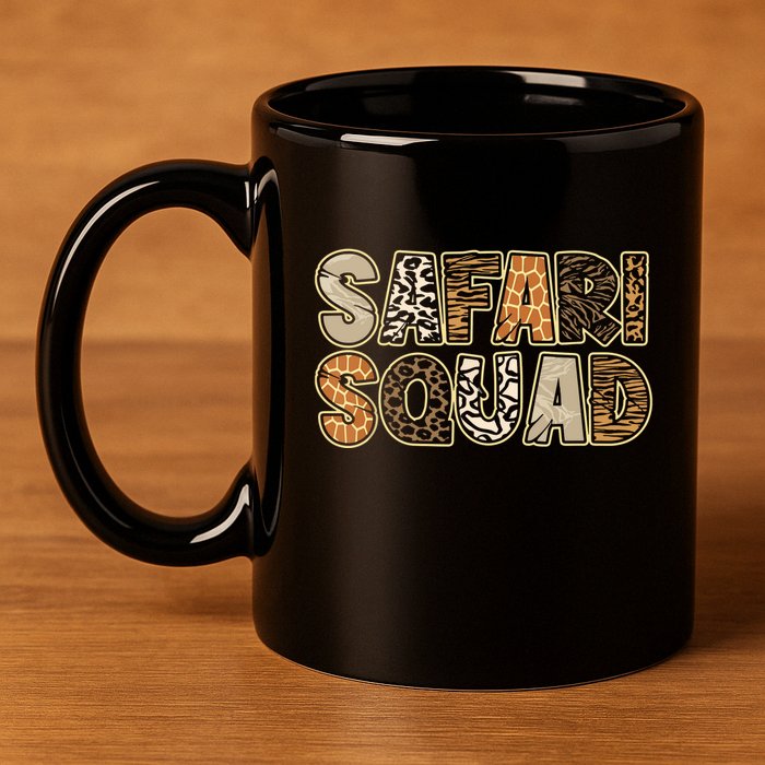 Arfica Safari Zoo Safari Squad 11oz C Handle Ceramic Mug