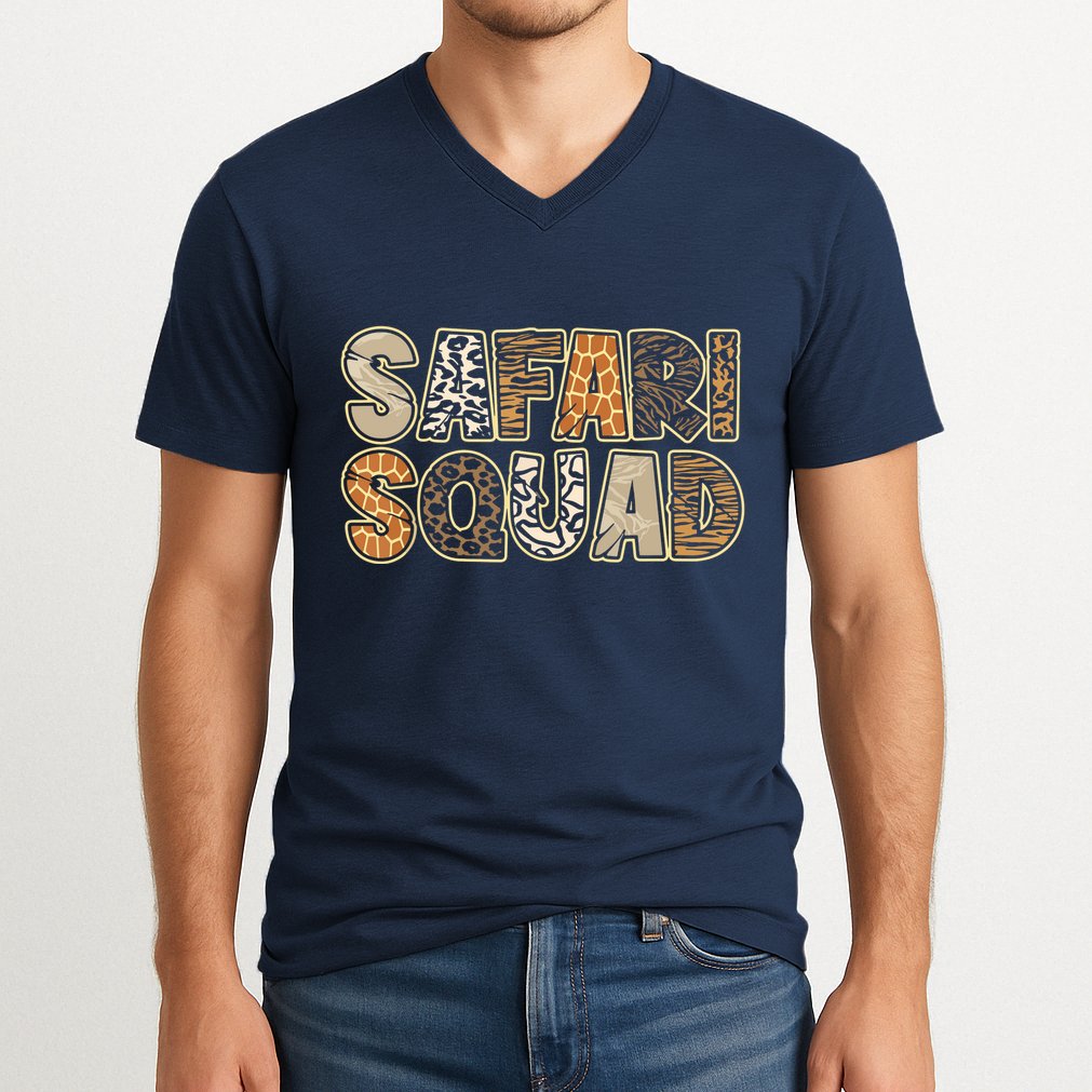 Arfica Safari Zoo Safari Squad V-Neck T-Shirt
