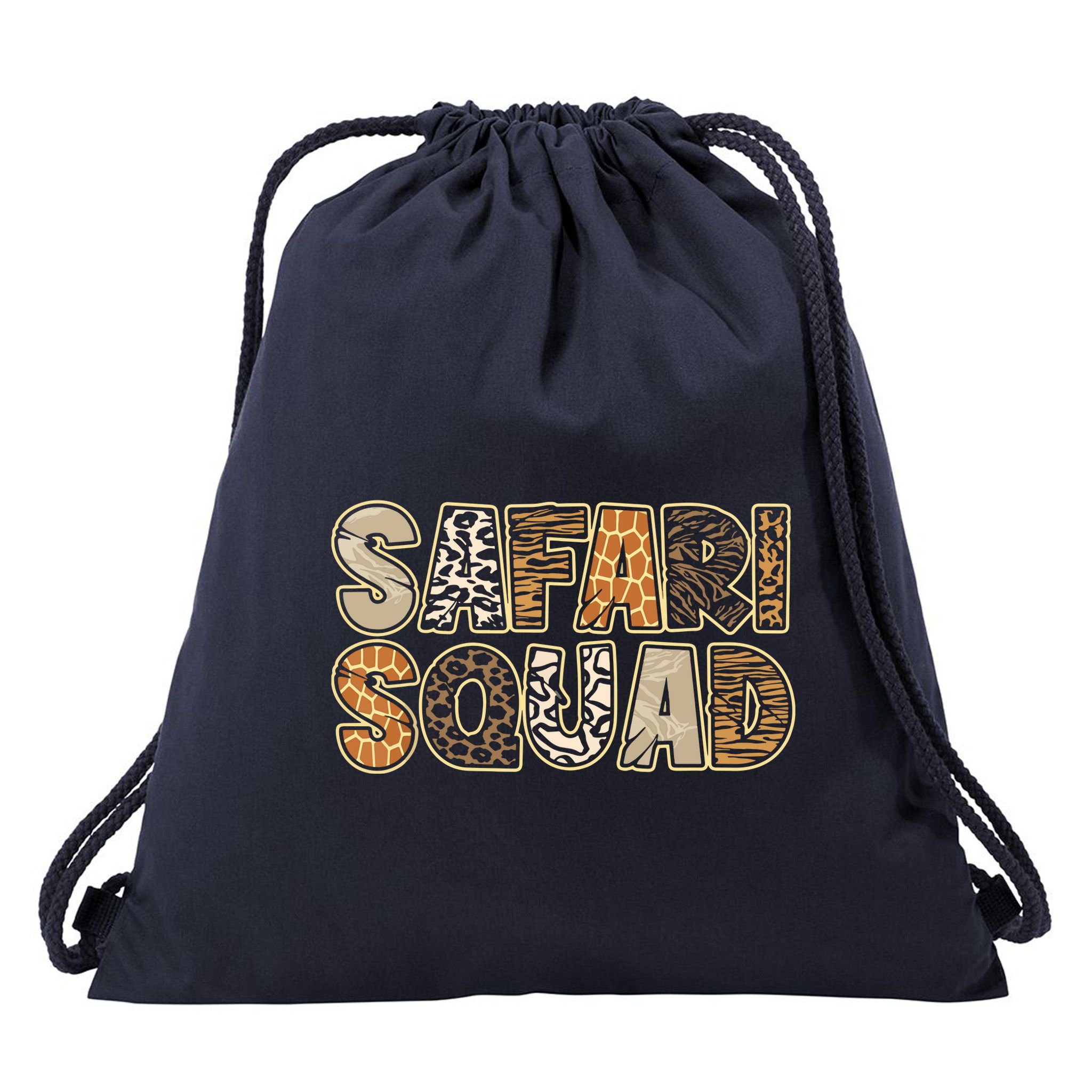 Arfica Safari Zoo Safari Squad Drawstring Bag