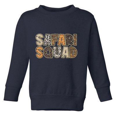 Arfica Safari Zoo Safari Squad Toddler Sweatshirt
