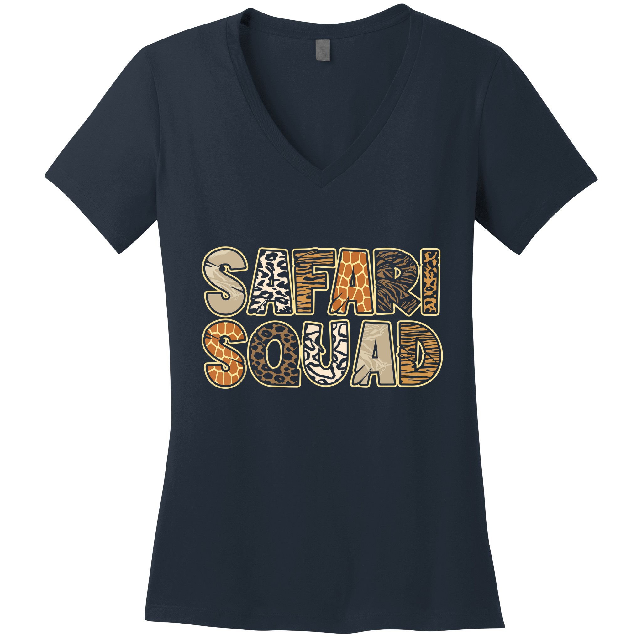 Arfica Safari Zoo Safari Squad Women's V-Neck T-Shirt