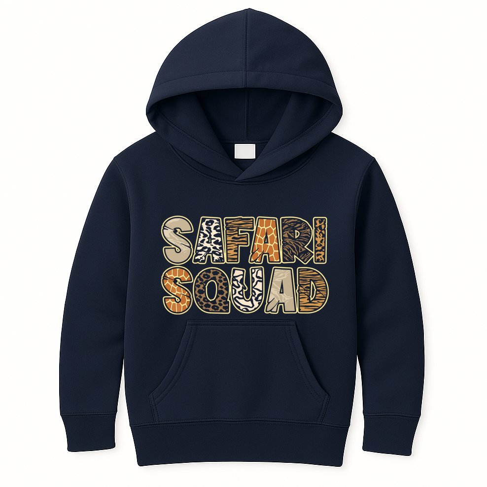 Arfica Safari Zoo Safari Squad Kids Hoodie