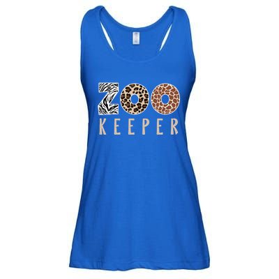 African Savanna Zoo Animal Costume Zookeeper Gift Ladies Essential Flowy Tank