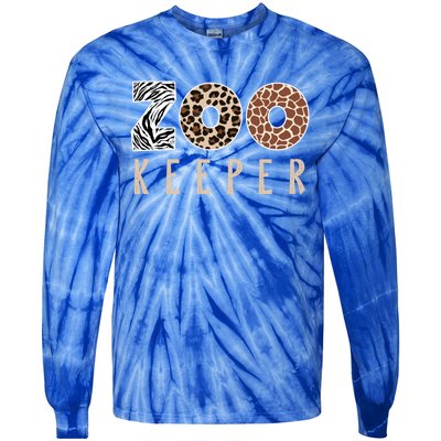 African Savanna Zoo Animal Costume Zookeeper Gift Tie-Dye Long Sleeve Shirt