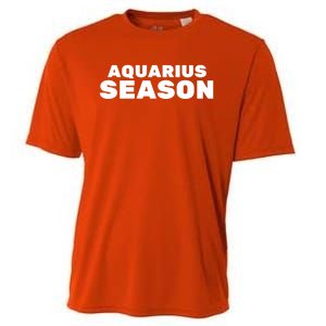 Aquarius Season Zodiac Sign Astrology Great Gift Cooling Performance Crew T-Shirt