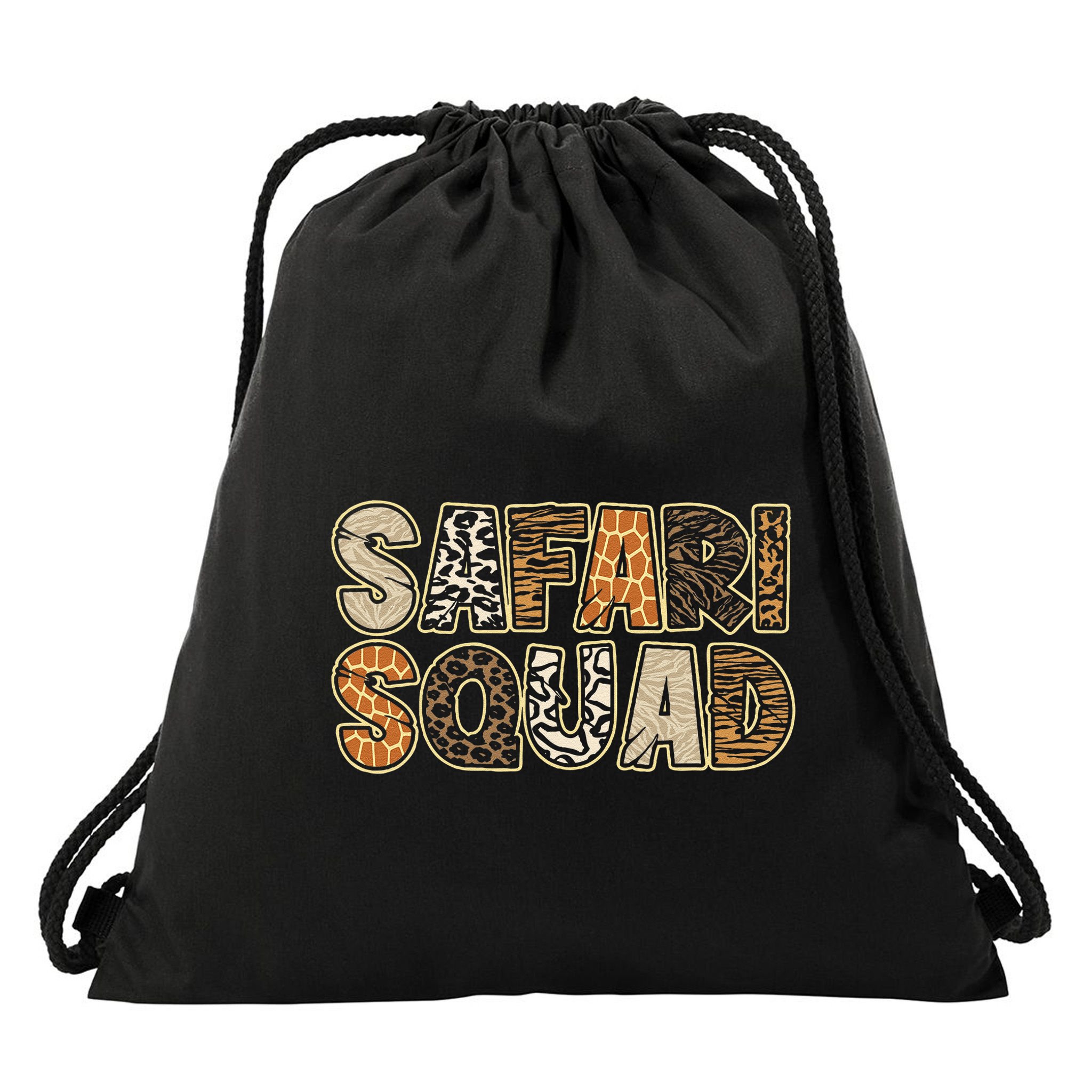 Arfica Safari Zoo Safari Squad Gift Drawstring Bag