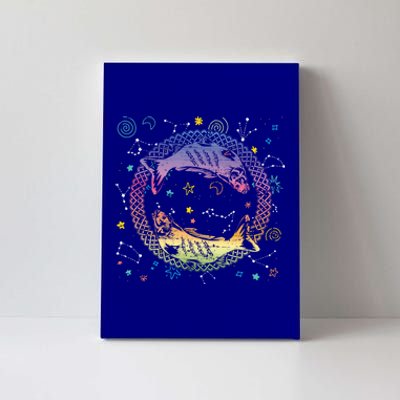 Astrological Sign Zodiac Sign Astrology Horoscope Pisces Gift Canvas