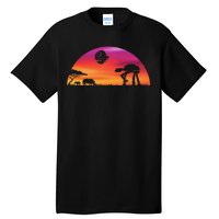 AT-AT Death Star Sunrise Silhouette Tall T-Shirt