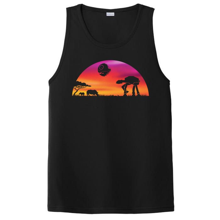 AT-AT Death Star Sunrise Silhouette PosiCharge Competitor Tank