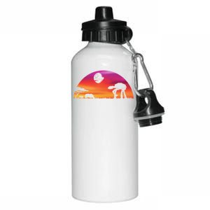 AT-AT Death Star Sunrise Silhouette Aluminum Water Bottle