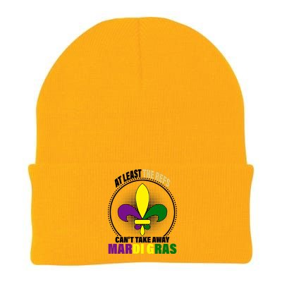 At Least The Refs Can't Take Away Mardi Gras Knit Cap Winter Beanie