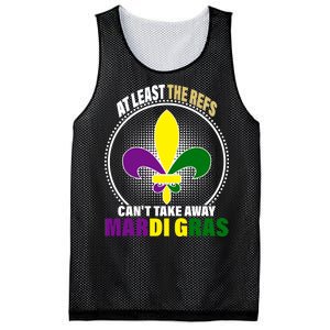 At Least The Refs Can't Take Away Mardi Gras Mesh Reversible Basketball Jersey Tank