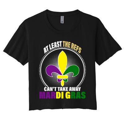 At Least The Refs Can't Take Away Mardi Gras Crop Top