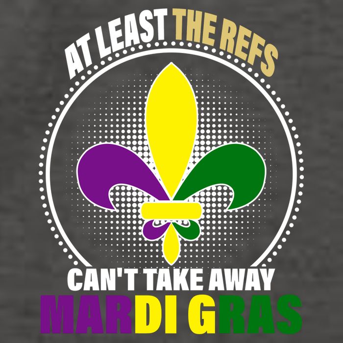 At Least The Refs Can't Take Away Mardi Gras Vector Backpack