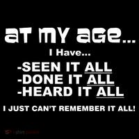 At My Age I Have Seen It All Wool Snapback Cap