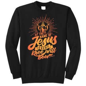 At The Name Of Jesus Every Knee Will Bow Sweatshirt