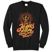 At The Name Of Jesus Every Knee Will Bow Sweatshirt