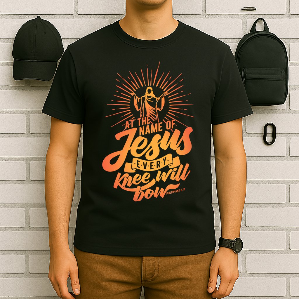 At The Name Of Jesus Every Knee Will Bow T-Shirt