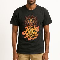 At The Name Of Jesus Every Knee Will Bow Tall T-Shirt