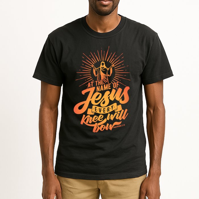 At The Name Of Jesus Every Knee Will Bow Tall T-Shirt