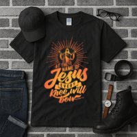At The Name Of Jesus Every Knee Will Bow Tall T-Shirt
