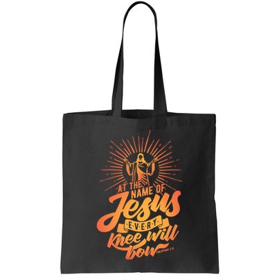 At The Name Of Jesus Every Knee Will Bow Bag