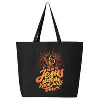 At The Name Of Jesus Every Knee Will Bow 25L Jumbo Tote