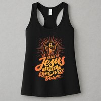 At The Name Of Jesus Every Knee Will Bow Womens Tank Top