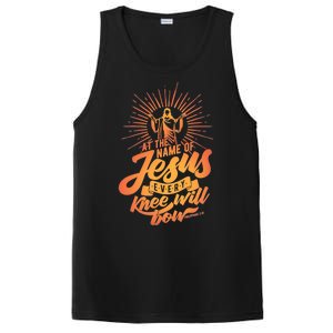 At The Name Of Jesus Every Knee Will Bow PosiCharge Competitor Tank