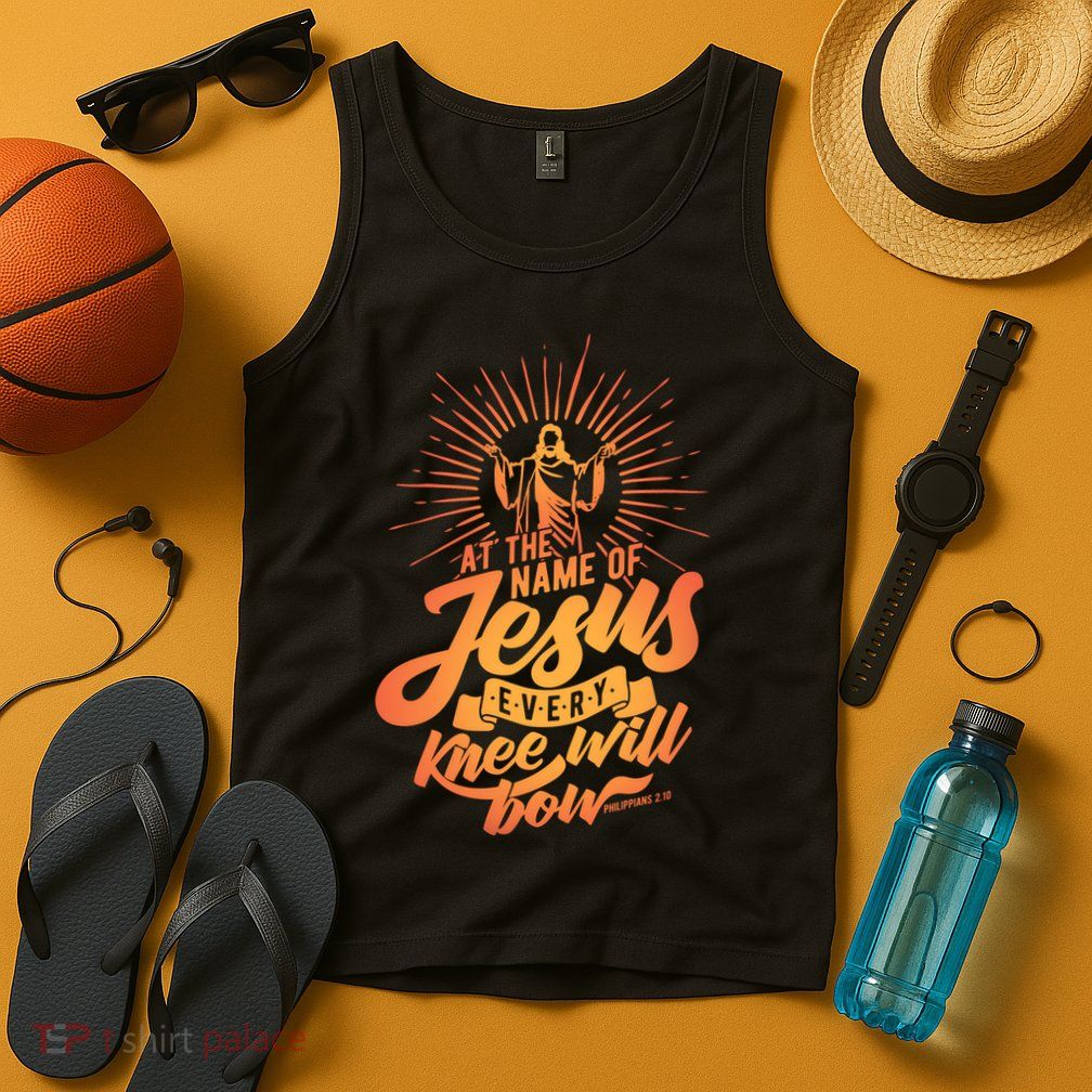 At The Name Of Jesus Every Knee Will Bow Tank Top