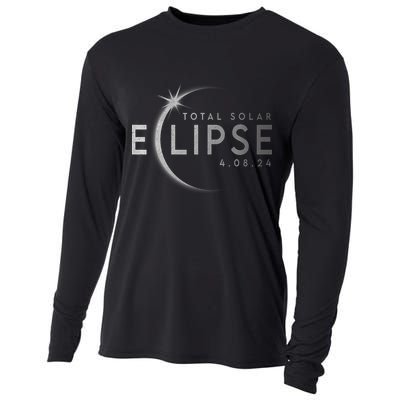 America Totality 04 08 24 Total Solar Eclipse 2024 Cooling Performance Long Sleeve Crew