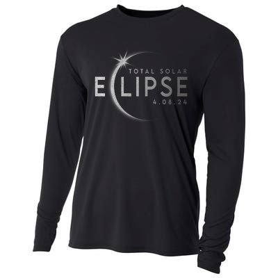 America Totality 04 08 24 Total Solar Eclipse 2024 Cooling Performance Long Sleeve Crew