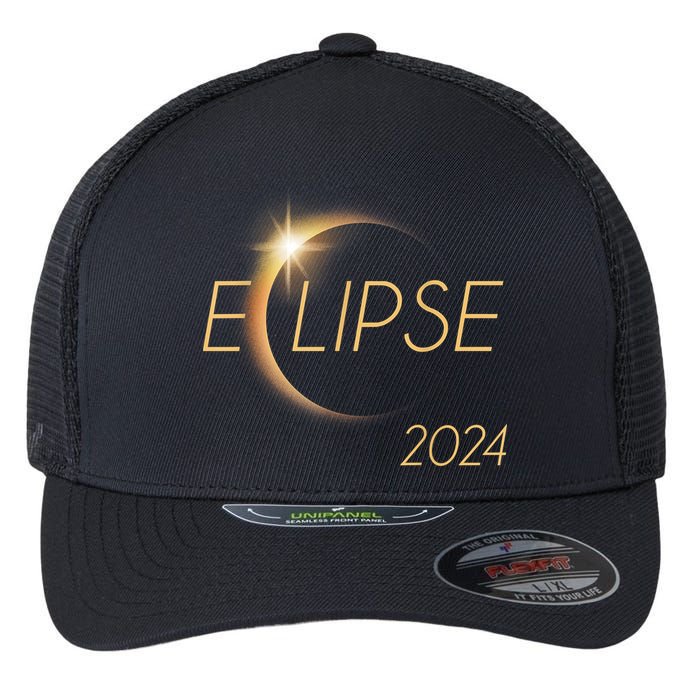 America Totality 04 08 24 Total Solar Eclipse 2024 Flexfit Unipanel Trucker Cap