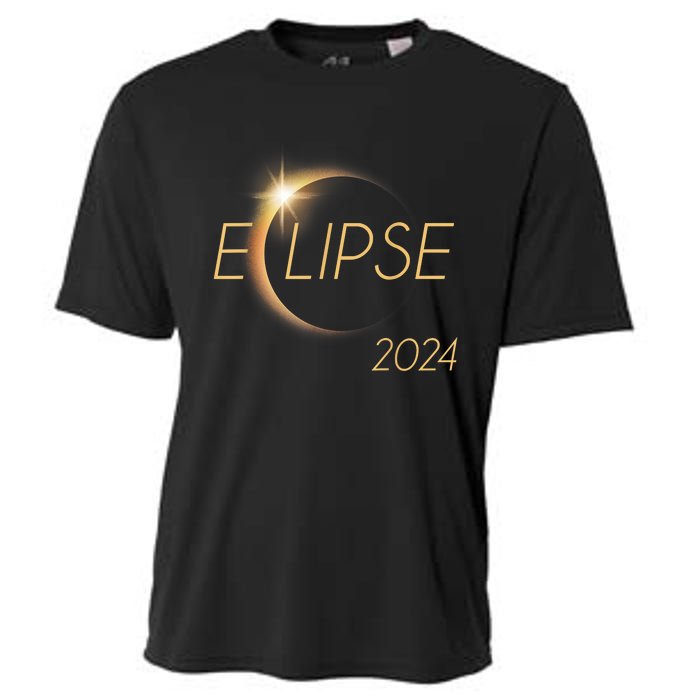 America Totality 04 08 24 Total Solar Eclipse 2024 Cooling Performance Crew T-Shirt