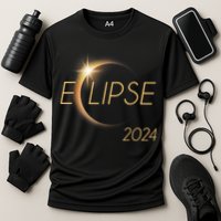 America Totality 04 08 24 Total Solar Eclipse 2024 Cooling Performance Crew T-Shirt