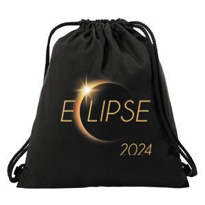 America Totality 04 08 24 Total Solar Eclipse 2024 Drawstring Bag