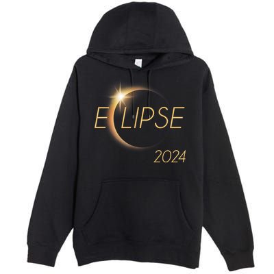 America Totality 04 08 24 Total Solar Eclipse 2024 Premium Pullover Hoodie
