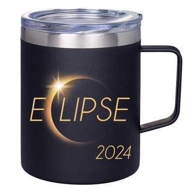 America Totality 04 08 24 Total Solar Eclipse 2024 12oz Stainless Steel Coffee Mug