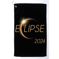 America Totality 04 08 24 Total Solar Eclipse 2024 Golf Towel