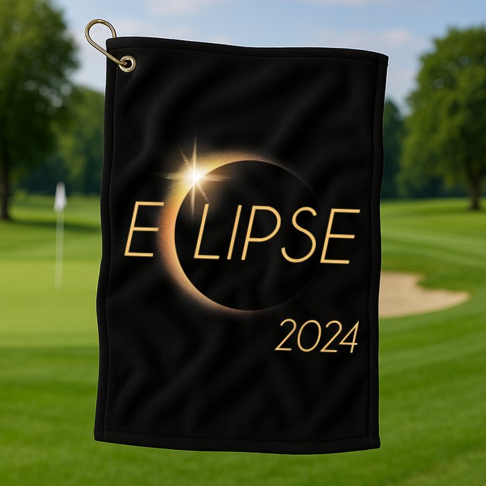 America Totality 04 08 24 Total Solar Eclipse 2024 Golf Towel