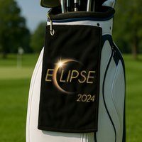 America Totality 04 08 24 Total Solar Eclipse 2024 Golf Towel