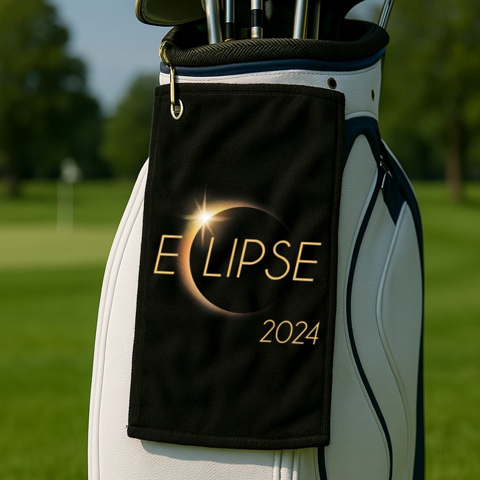 America Totality 04 08 24 Total Solar Eclipse 2024 Golf Towel